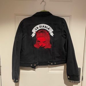 Valfre La Diabla black denim jacket